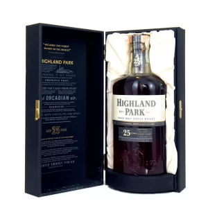 Highland Park 25 Años Single Malt en estuche de lujo