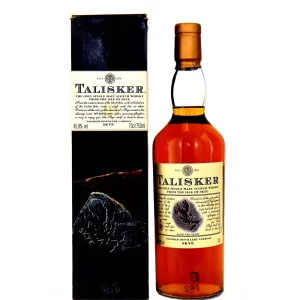 Talisker 10 Años Single Malt Scotch Whisky con caja (Vintage)